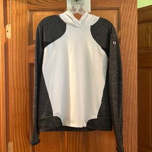 White and grey, Under Armour, women’s medium